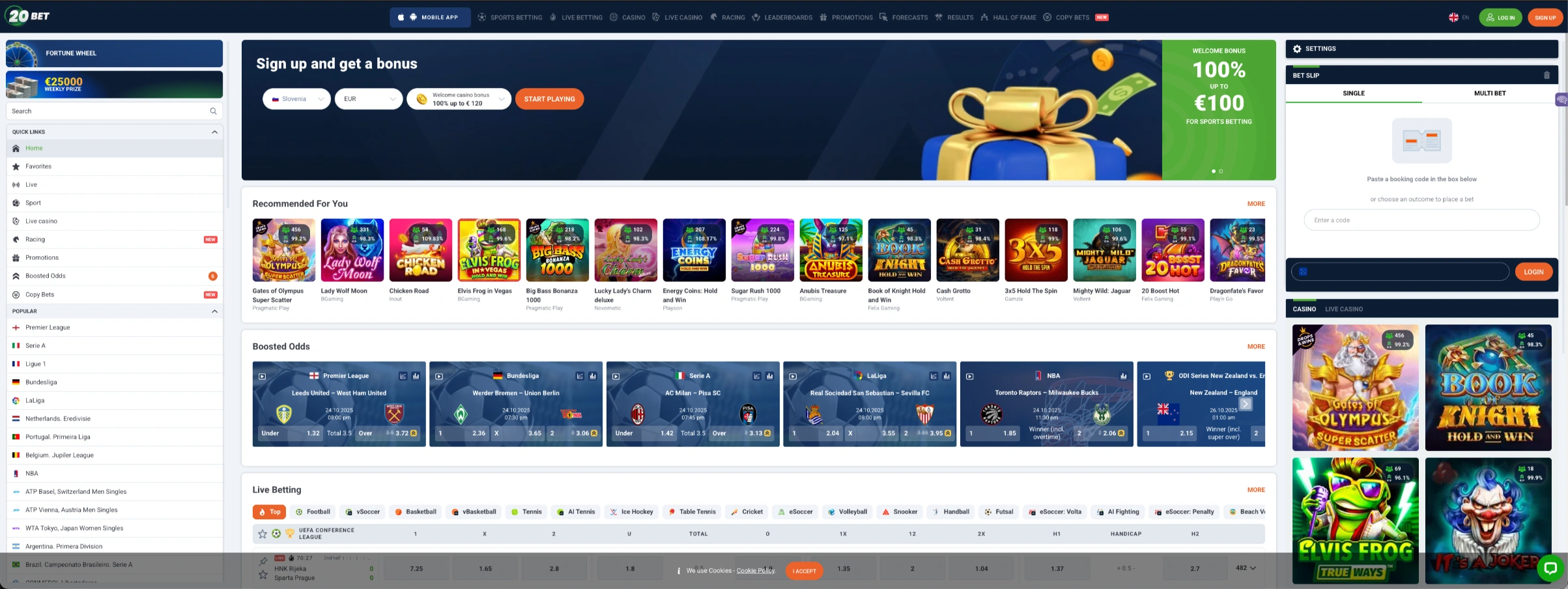 20 Bet Slovenia
