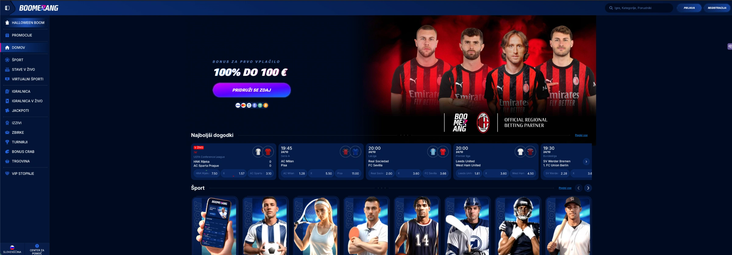 Boomerang Bet Slovenia