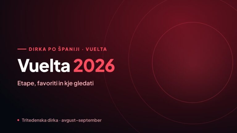 Vuelta 2026 – etape, favoriti in kje gledati dirko po Španiji