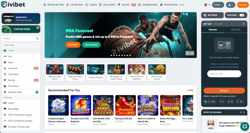 Ivibet mobilna platforma za športne stave v živo in spremljanje live dogodkov v Sloveniji