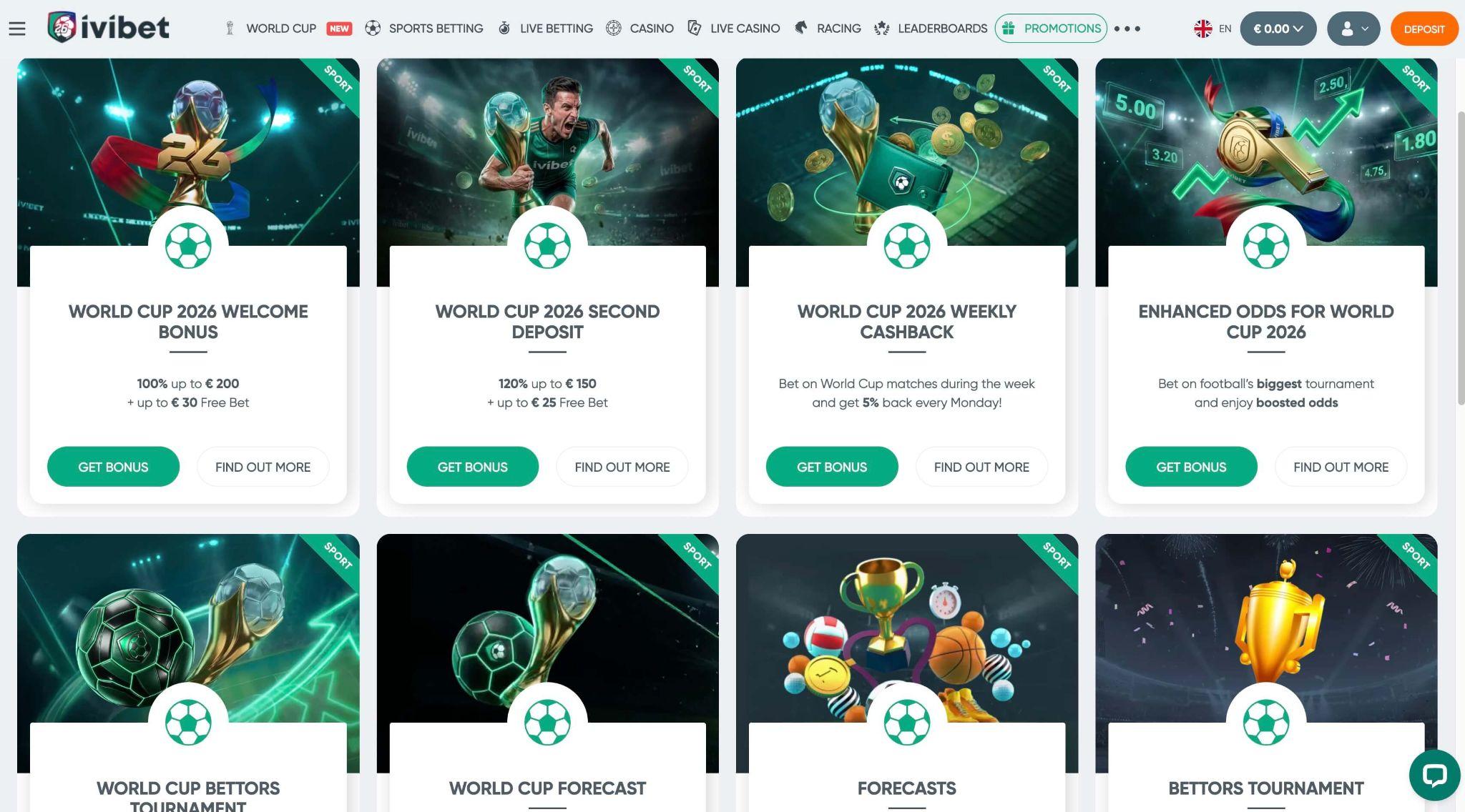 Ivibet bonusi za svetovno prvenstvo z brezplačnimi stavami in cashback ponudbami