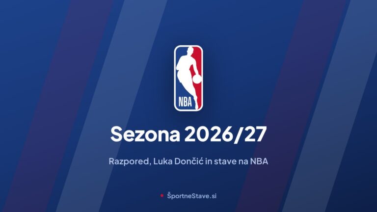 NBA 2026/27 – razpored sezone in Luka Dončić